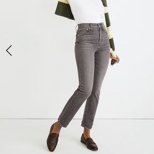 Madewell Petite Perfect Vintage Ankle Jean in Dennison Wash